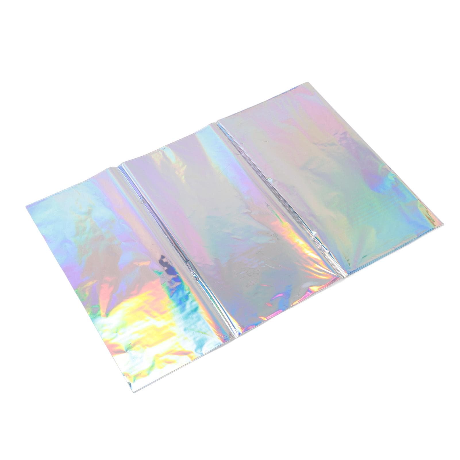 4pcs Iridescent Tablecloth Shiny Disposable Laser Table Covers Rectangular Plastic Holographic