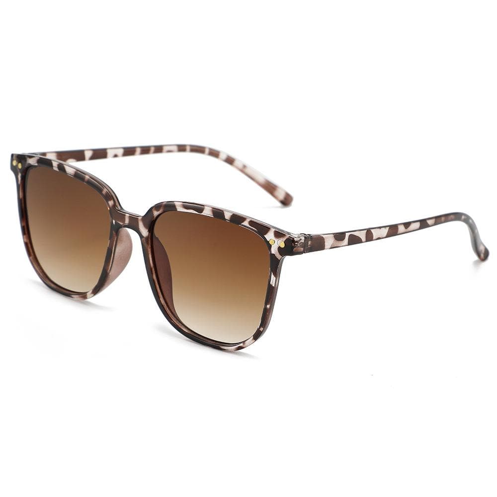Retro Square Designer Sunglasses Women Men Big Frame Vintage UV400 Eyeglasses Fashion Brand Eyewear Unisex 1PC