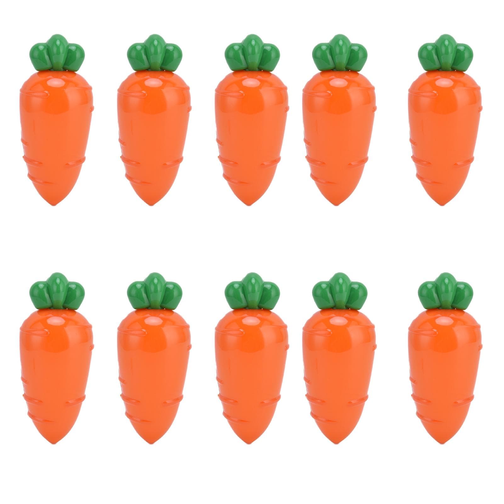 10PCS Carrot Shaped Candy Box Plastic Candy Case Container for Wedding Favor Party