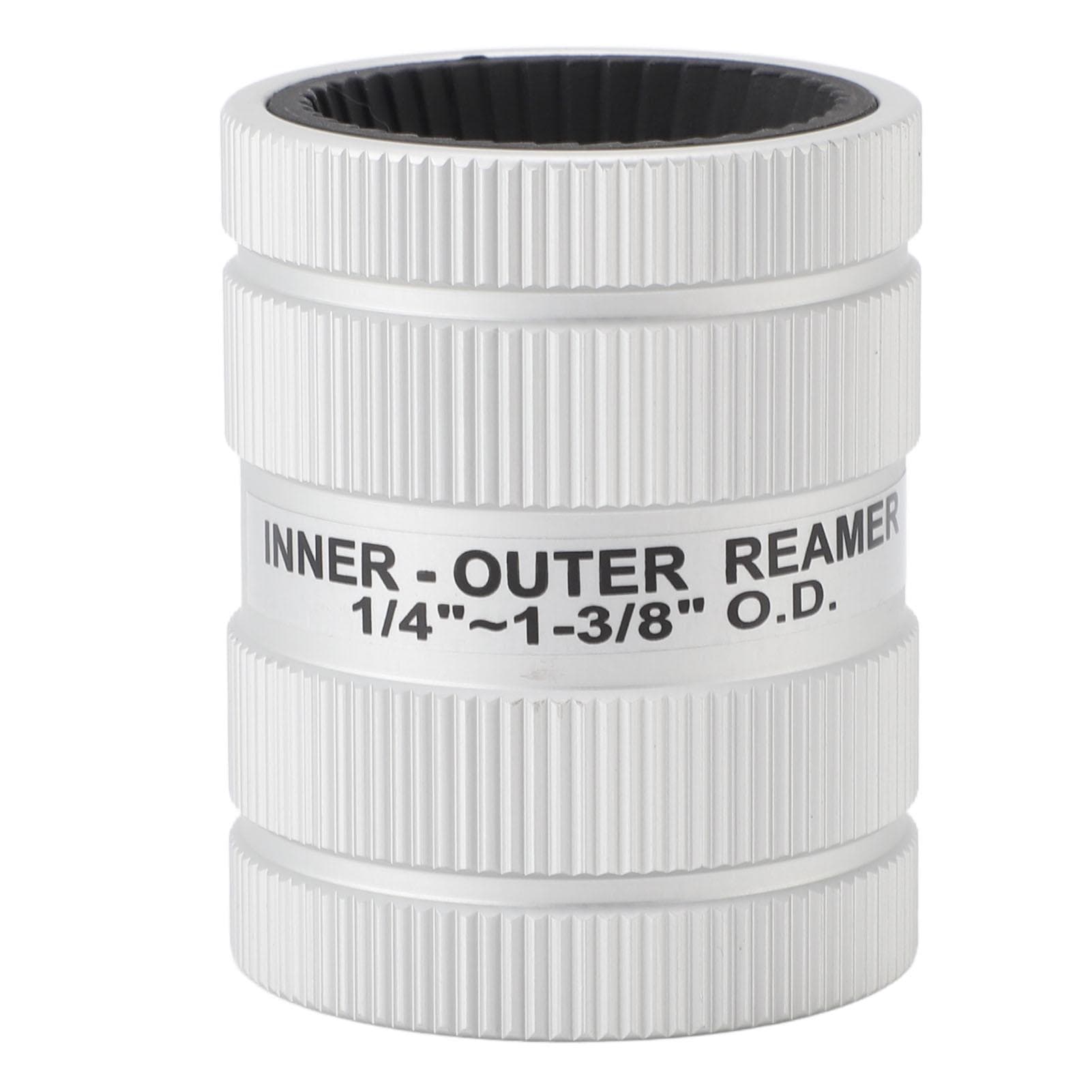 Inner Outer Tubing Reamer Accurate Ergonomic Aluminum Alloy Pipe Deburring Reamer Tool for