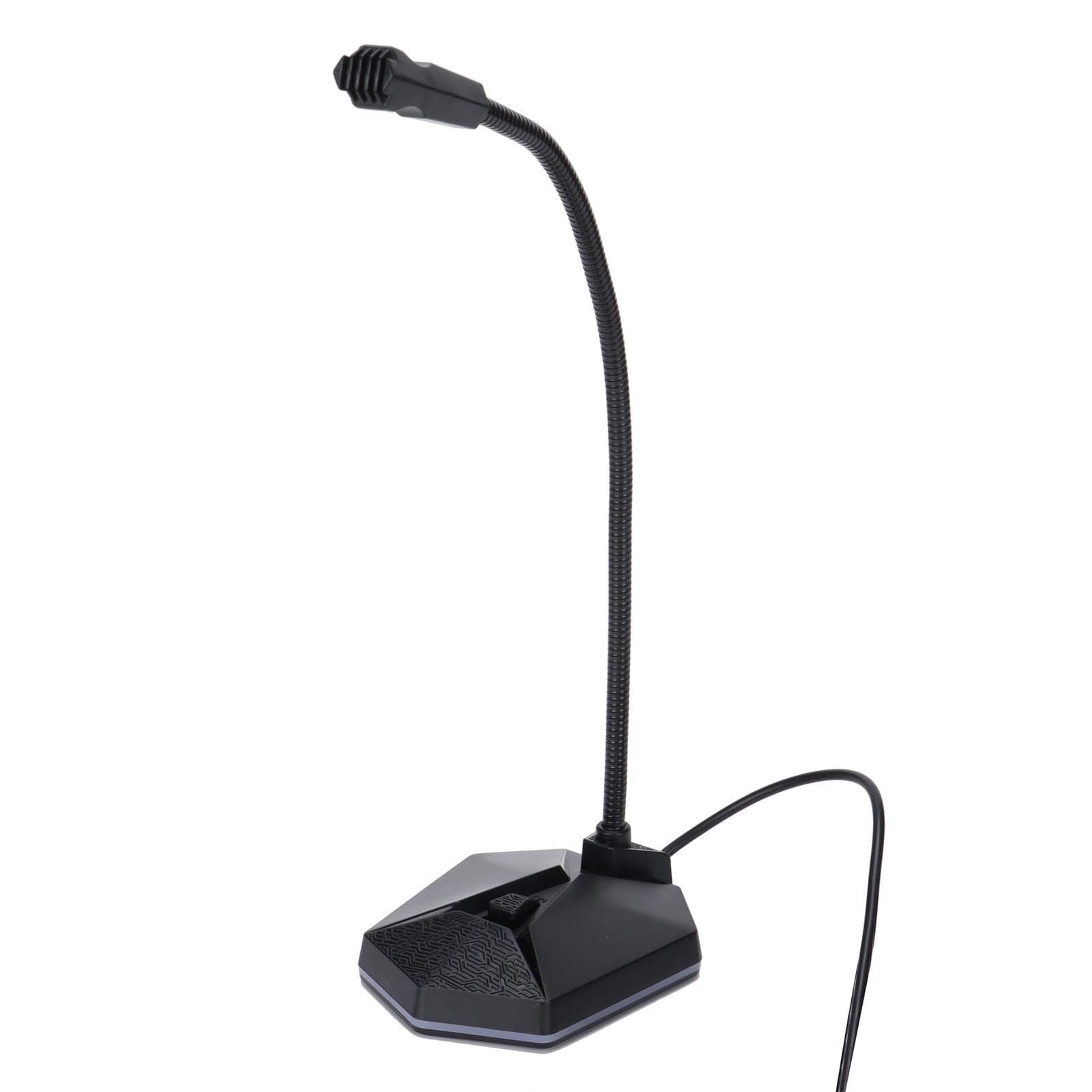TAIDU TSP201 Computer Microphone USB Omnidirectional Condenser Desktop Gaming Mic for PC black