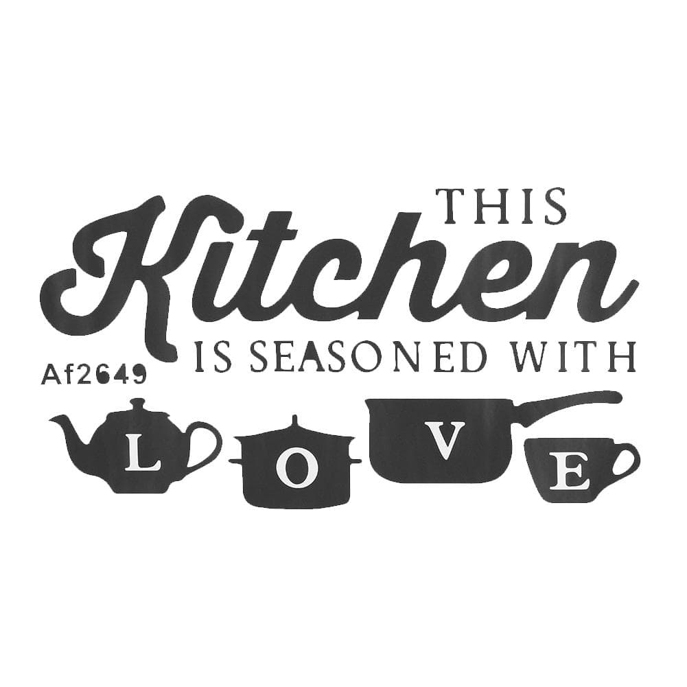 Love  Removable PVC Wall Sticker Art Home Kitchen Background Decor