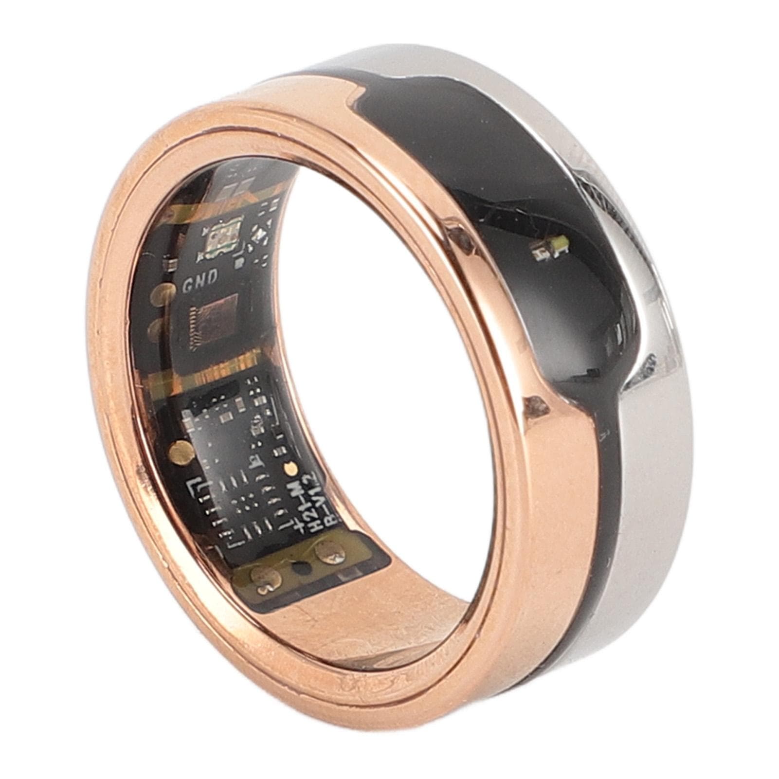 Smart Ring Health Tracker with Charging Base Waterproof Sleep Tracking Body Temperature Monitoring 18.3mm / 0.72in