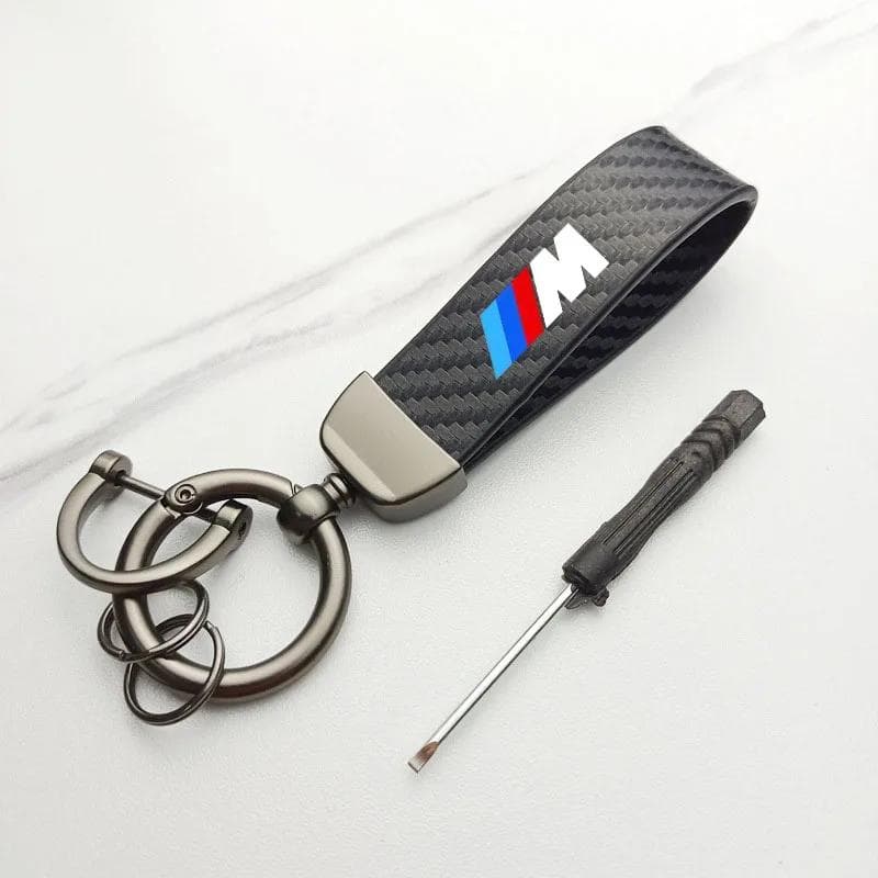 Car Sticker Hot 2025 Multifunction Carbon fiber skin Keychain Car Badge Accessories For BMW M Emblem E46 E36 E34 F10 E90 F30 E60