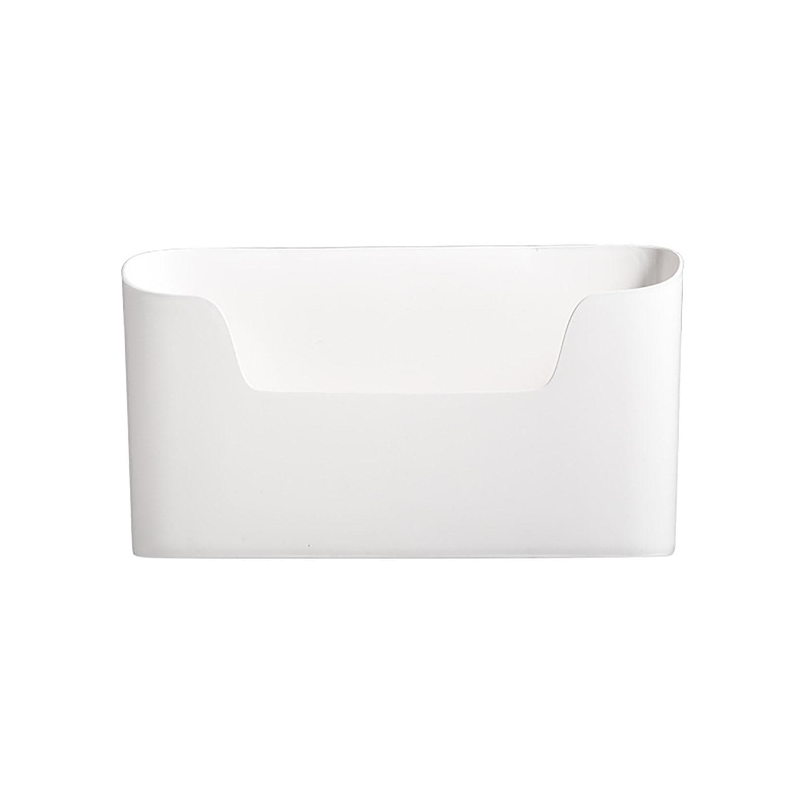 Wall Mounted Storage Box Multifunctional Punch Free Desktop Storage Box for Home Bathroom