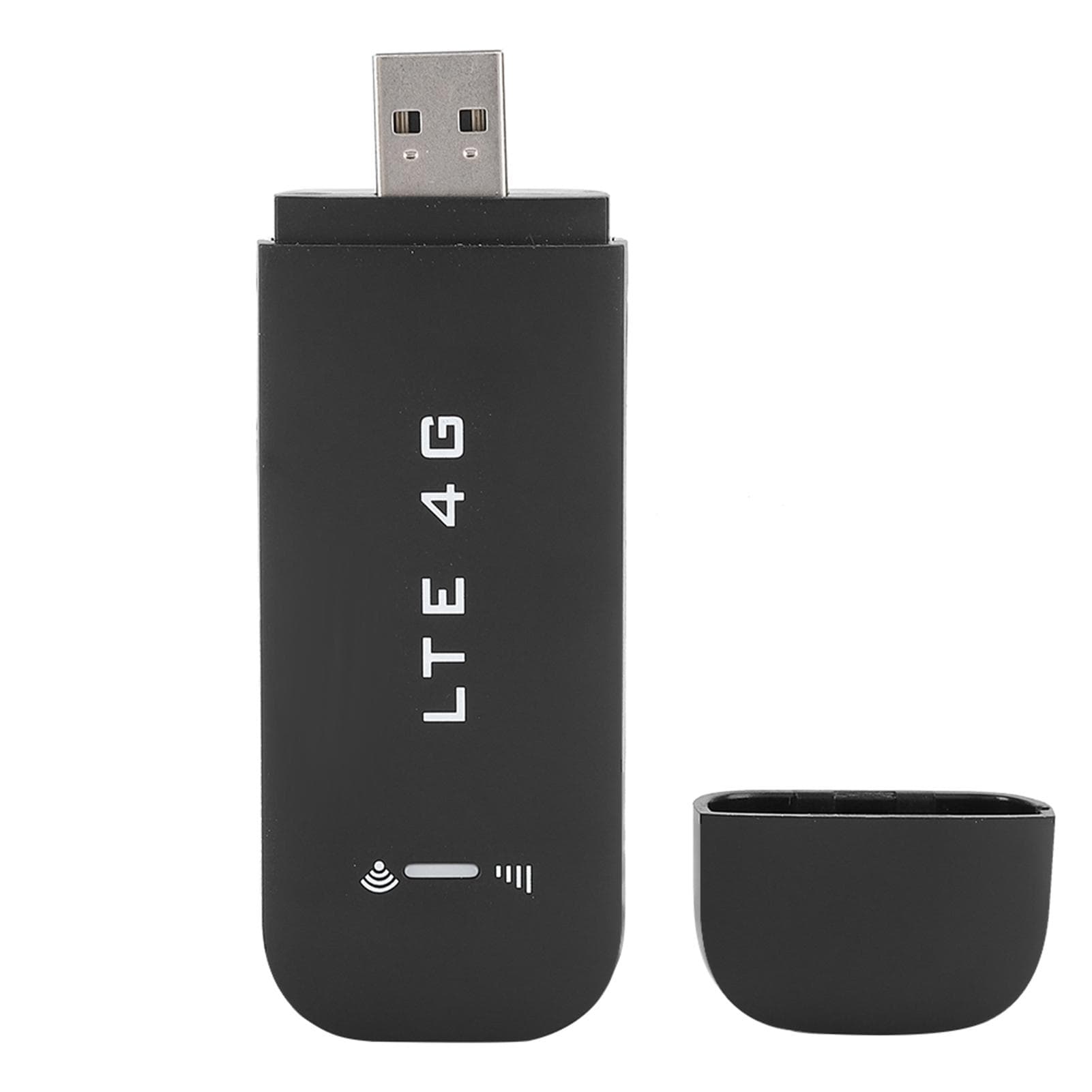 4G Wireless Network Card Black Support 32GB Memory Card 100Mbps High Speed USB 2.0