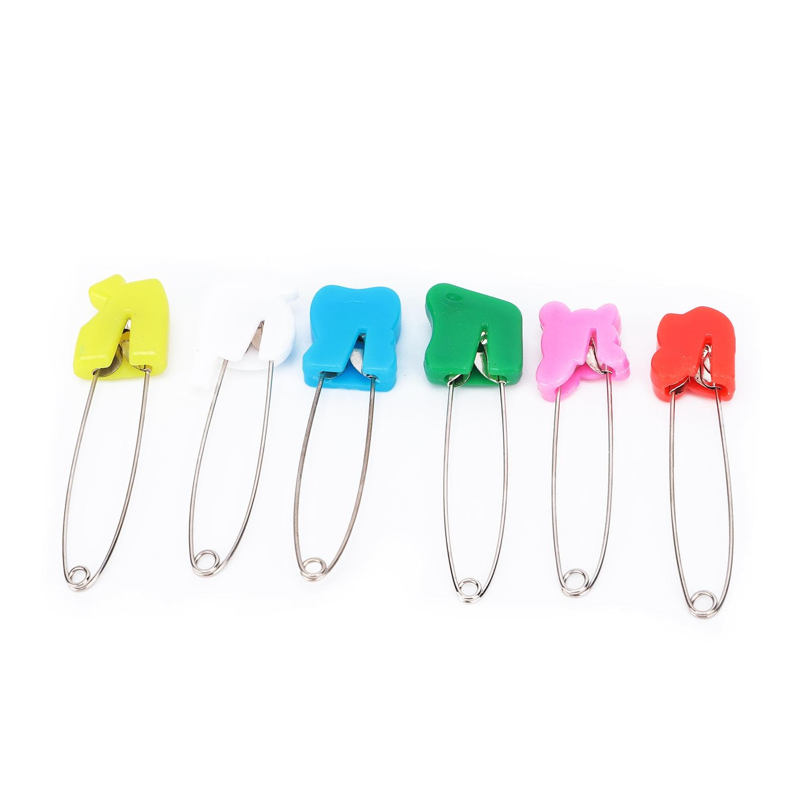 Assorted Color Diaper Pins Safety Locking Cloth Diaper Nappy Sewing Knitting Fabric Pins (Random