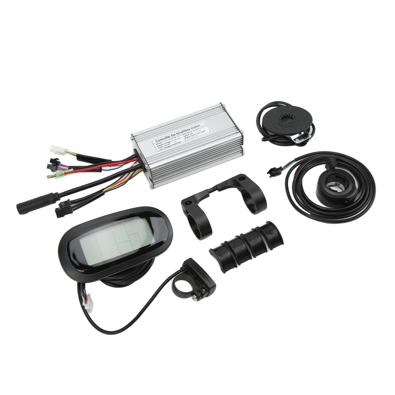Electric Bike 36V 48V 22A Brushless Controller LCD6 Display 130X Thumb Throttle Kit for 500W Motor