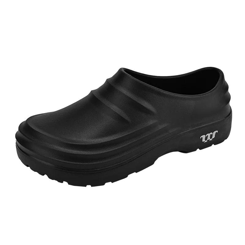 Fashion Chef Shoes Anti Slip and Oil Proof Work Shoes Lazy Slippers Casual Trendy Slippers One Step Fashion Shoes Sports Shoes 37 black