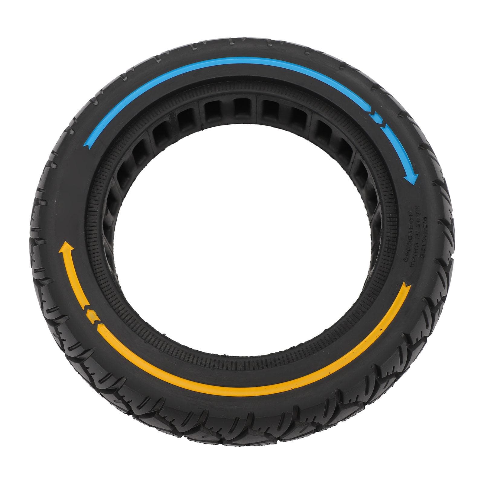 9.5x2.125 Electric Scooter Solid Tire 9.5 Inch 36 Slots Anti Slip Rubber Off Road Tire Fit for M365