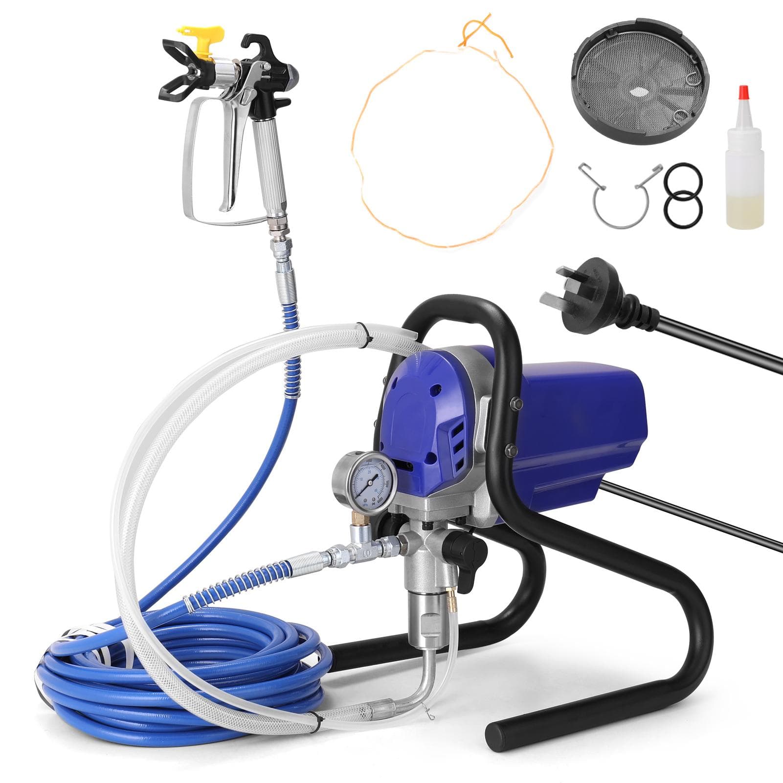 Professional High-pressure Airless Sprayer Electric Paint Spraying Machine Multi-purpose Painting US Plug multicolour