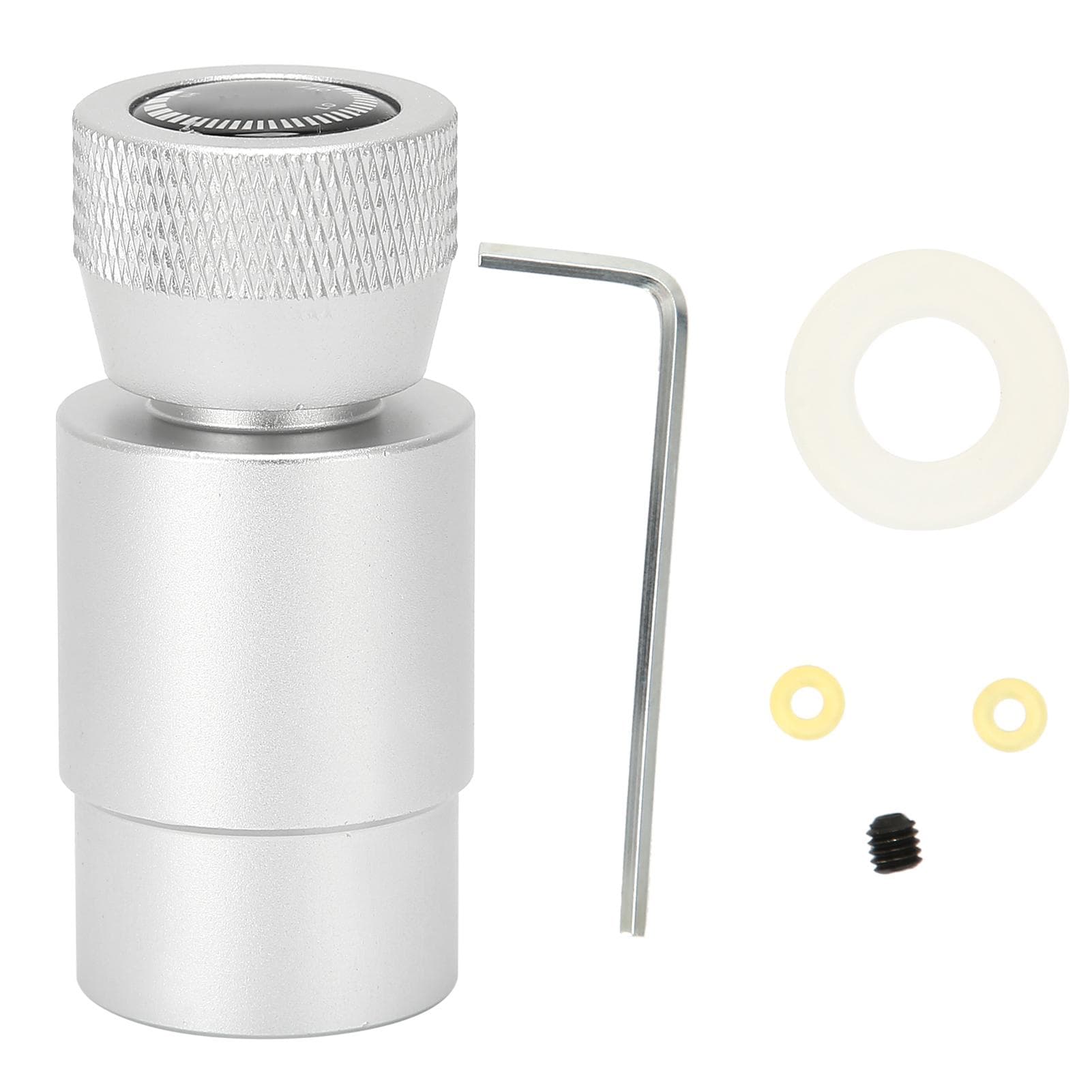 Soda CO2 Adapter Valve Connector Set ASA 1/4BSPP-TR21-4 Filling Accessory Silver
