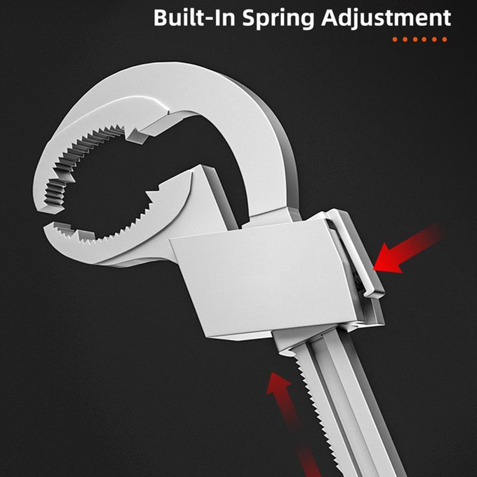 Universal Adjustable Double Ended Wrench Multifunctional Bathroom Wrench Repair Disassembly Tools
