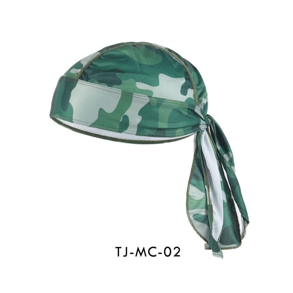 Quick Dry Cycling Cap Sunscreen Bandana Headscarf Fishing Sun Cap Pirate Cap Running forest