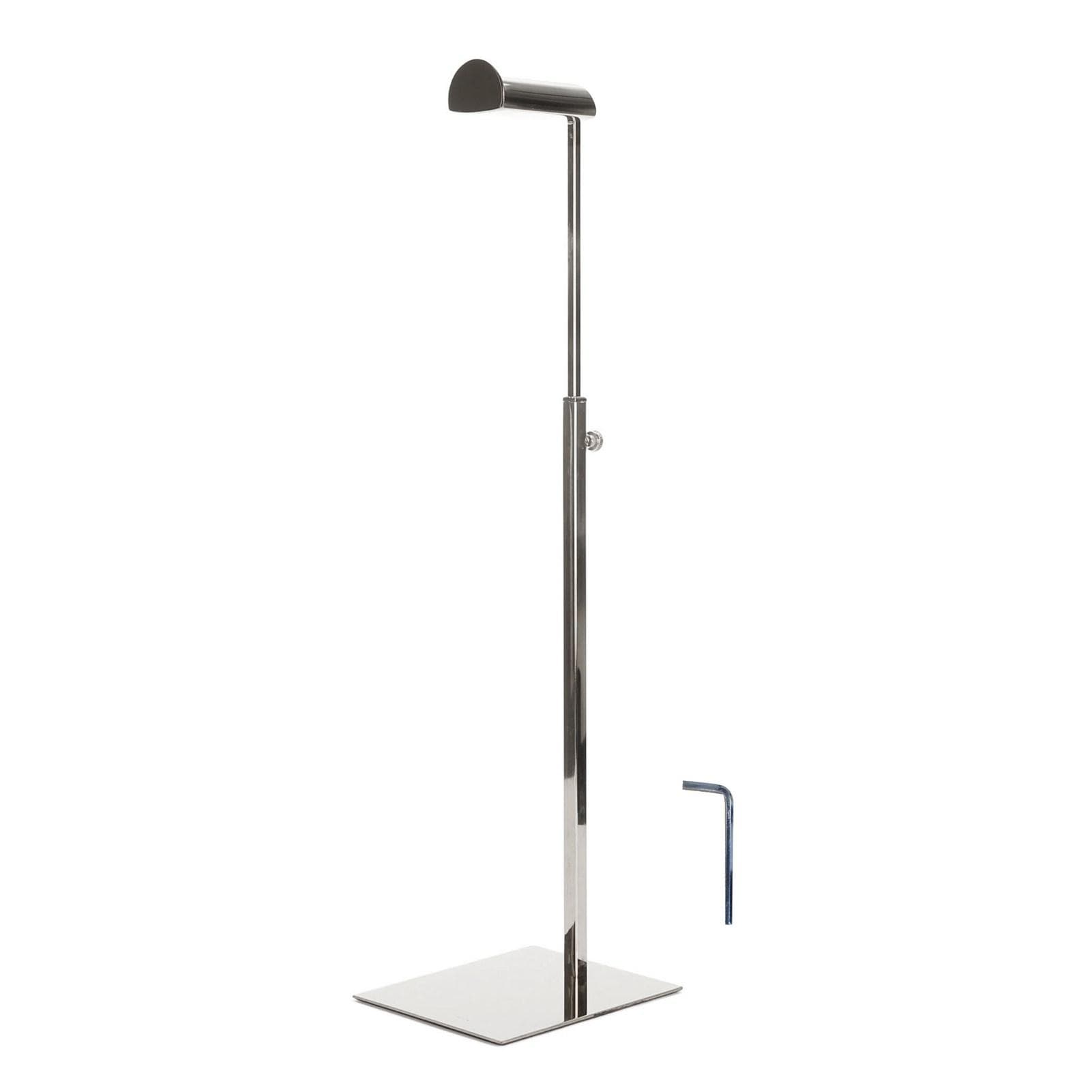 Bags Display Rack Stylish Multifunctional Stainless Steel Handbag Display Holder for Clothing Shops silver