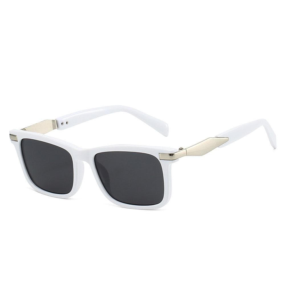 Vintage Square Sunglasses Women Men Luxury Designer Punk UV400 Classic Rivet Sun Glasses Outdoor Driving