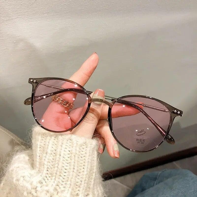 Women Luxury Brand Photochromic Myopia Glasses Anti-blue Light UV400 Outdoor Sunglasses Minus Diopter Eyeglasses 0 To -6.0 -4.5
