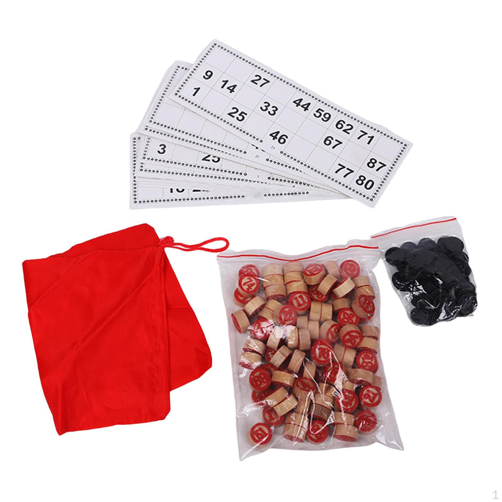 Russian Lotto Game Set, Classic Family Strategy Board Game, Portable for Kids Holiday