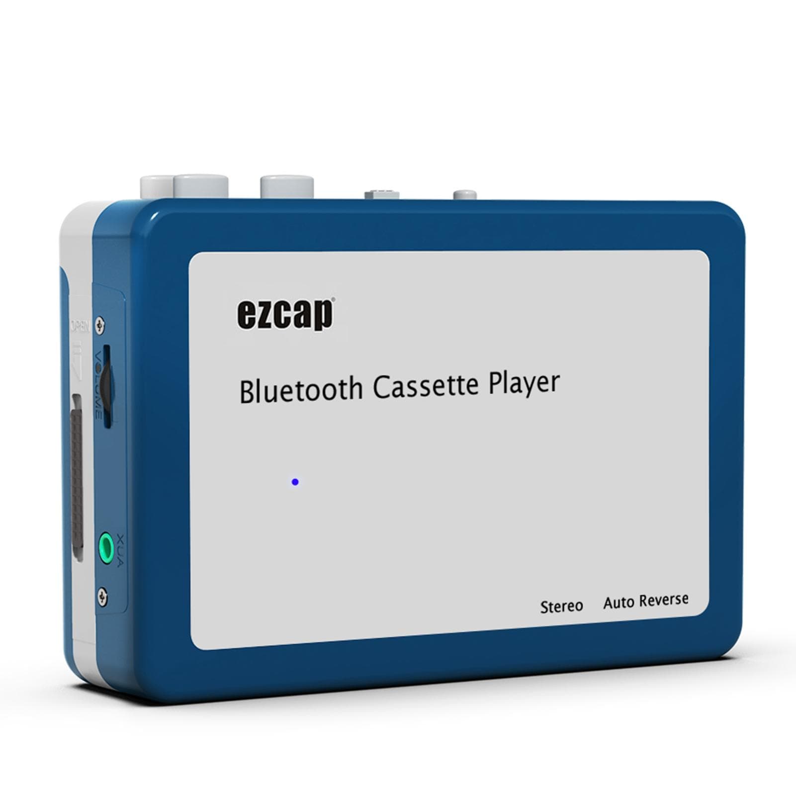 BT Cassette Player Walkman Cassette Player Portable Retro Speaker Wireless BT Connection blue