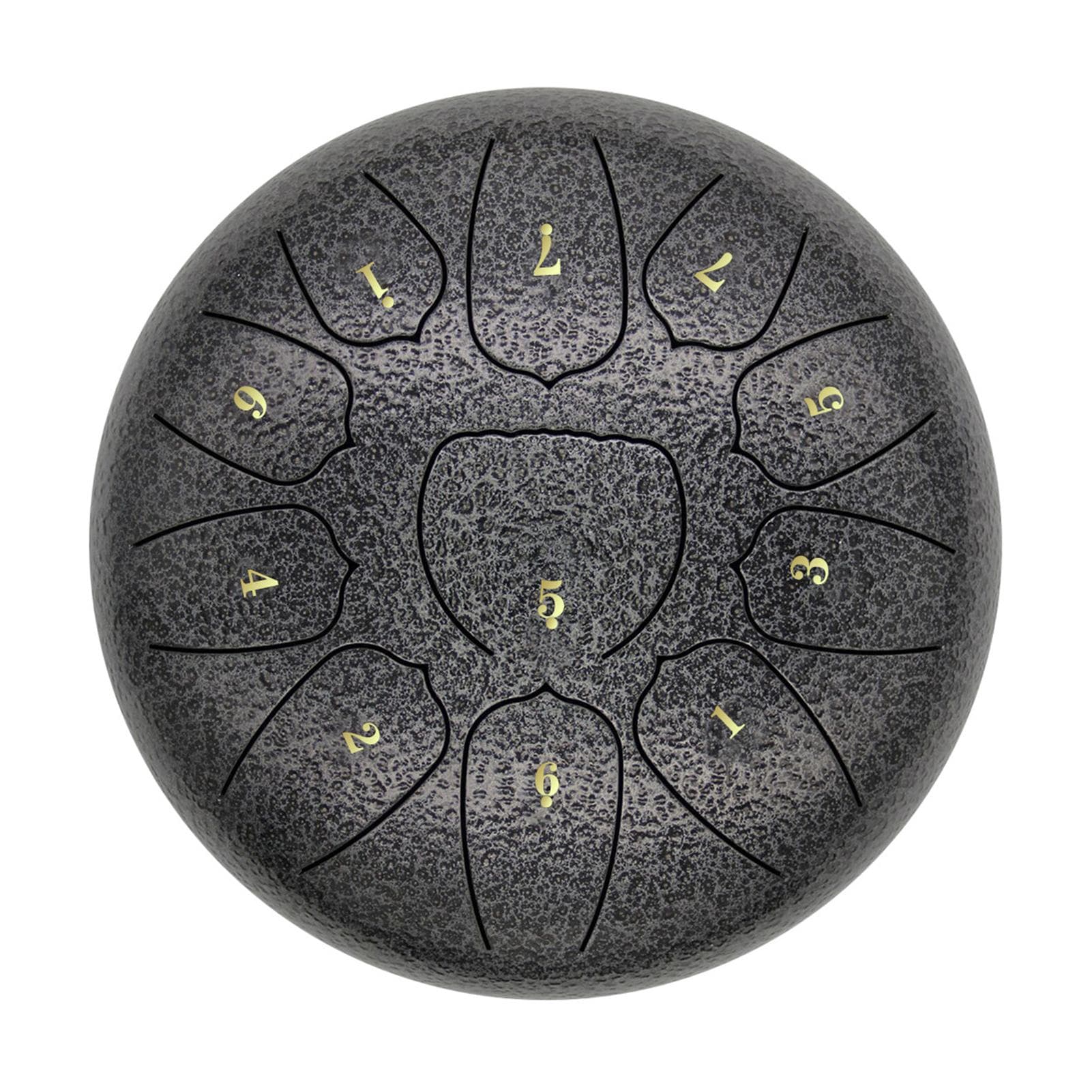 10 Inch Steel Tongue Drum 11 Notes Handpan Drum with Drum Mallet Finger Picks Percussion for silver
