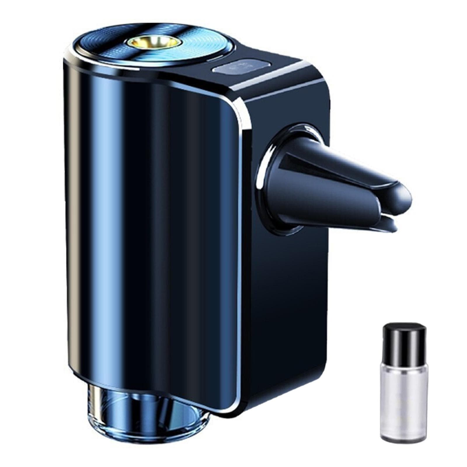 Car Air Freshener, 3-Mode Adjustable Intelligent Car Essential Oil Diffuser with Vent Clip Shangri-La black