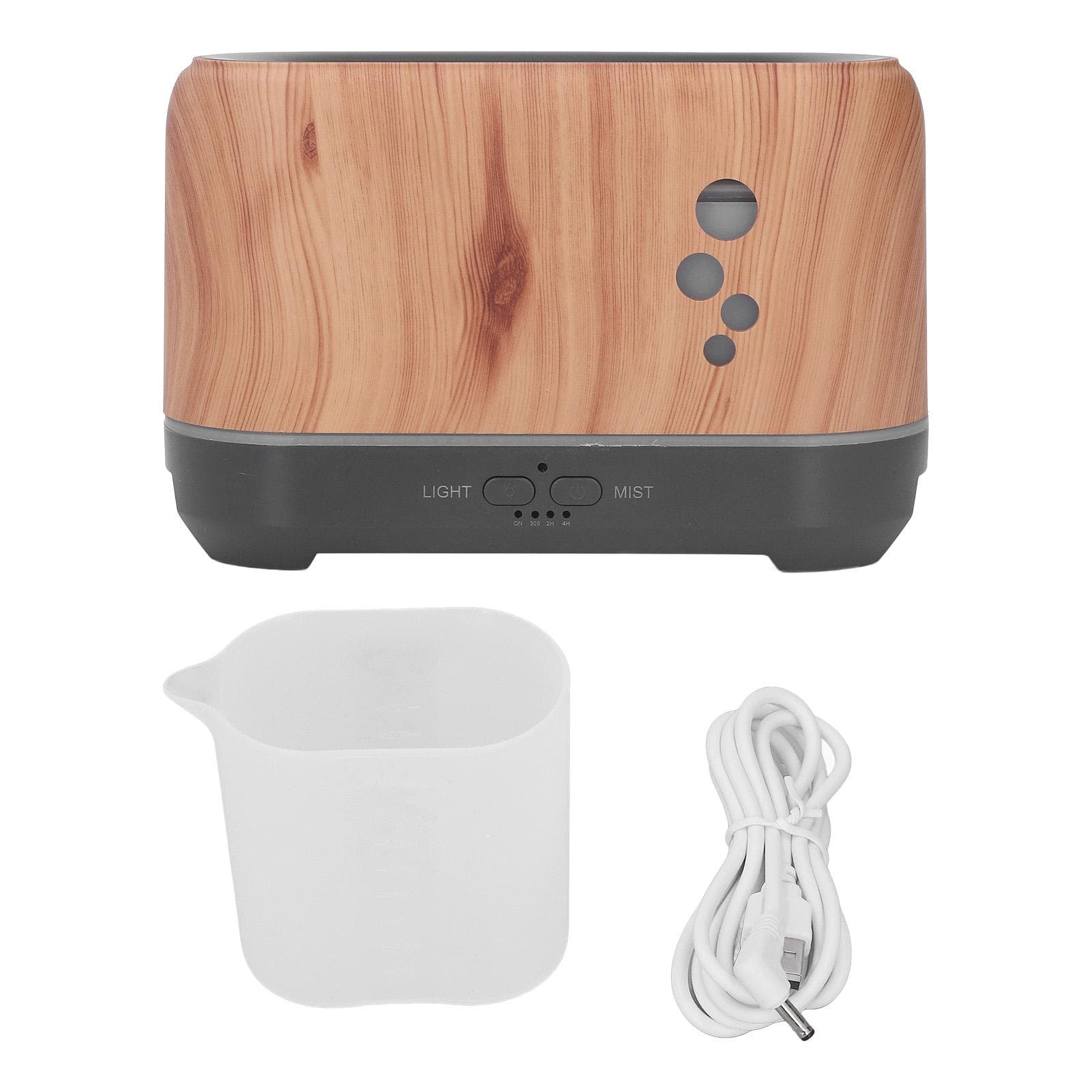 200ml Flame Aroma Humidifier USB Powered Hollow Essential Oil Aromatherapy Diffuser with Flame