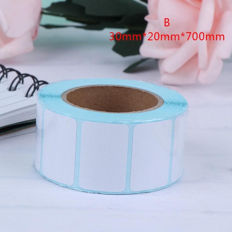 700Pcs/Roll Adhesive Thermal Label Supermarket Price Blank Label Direct Print B