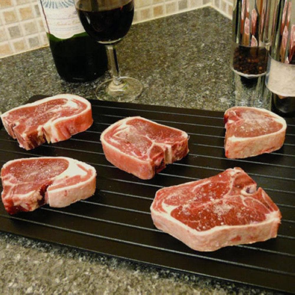 Fast Tray Defrost Beef Meat Frozen Food Thawing Plate Unfreeze Boards Home S