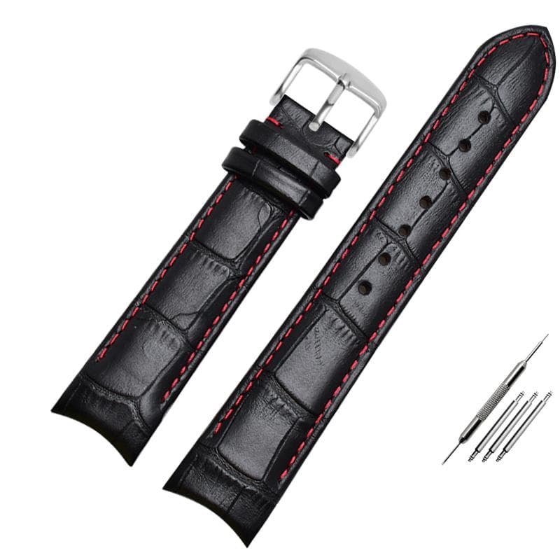 Genuine Leather Bracelet curved end watch strap 20mm for citizen BL9002-37 05A BT0001-12E 01A watch band 21mm watchband 22mm 20mm