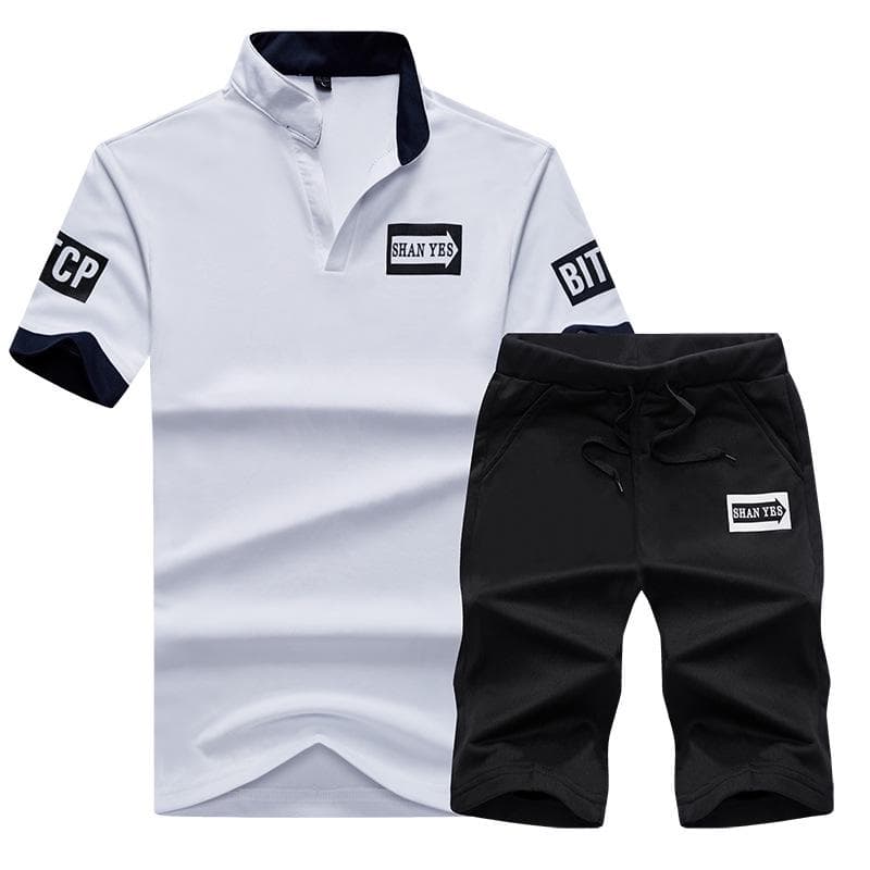 Men's Spring & Autumn Tracksuit for Middle-Aged & Elderly: Casual Two-Piece Running Sportswear for Dads. 3XL