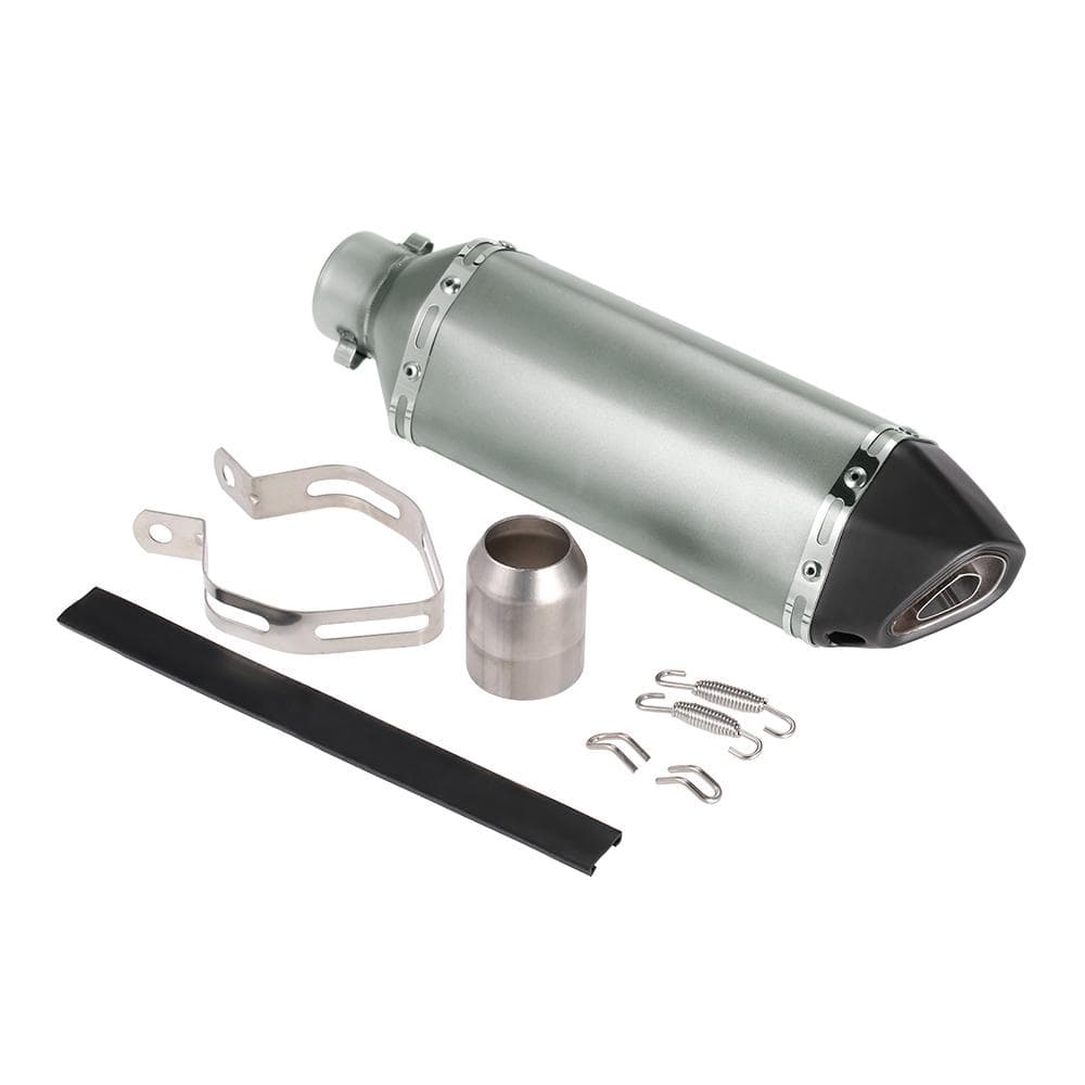 38-51mm Metal colors Small Hexagon Black Oblique Tail Refit Exhaust Muffler With Fit For