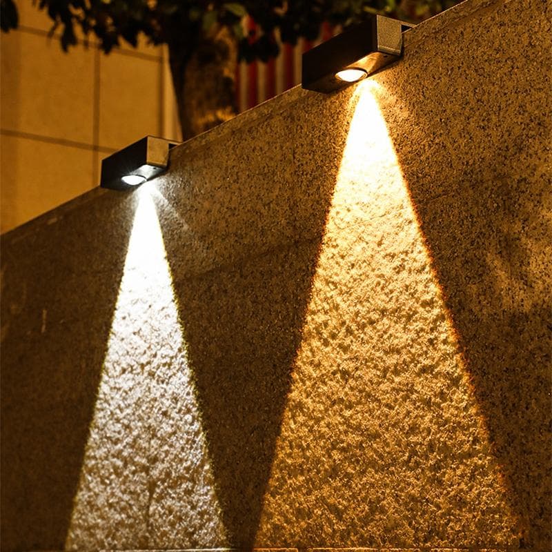 1Pcs LED Solar Garden Lights Super Bright Waterproof Solar Powered Lamps Balcony Stairs Street Lighting Outdoor Led Lights white