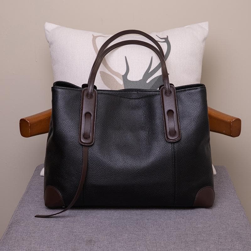 Tote Bag Female Fashion Bag Single Shoulder Large Capacity Advanced Sense of Japan and South Korea Soft Leather Large Commuter Bag