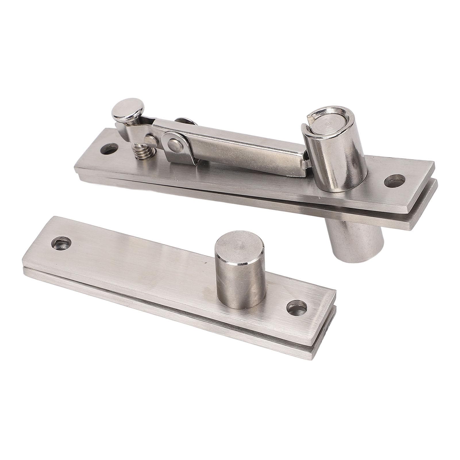 360 Degree Rotation Door Hinge Stainless Steel Pivot Hinge for Wood Aluminum Frame Concealed Doors