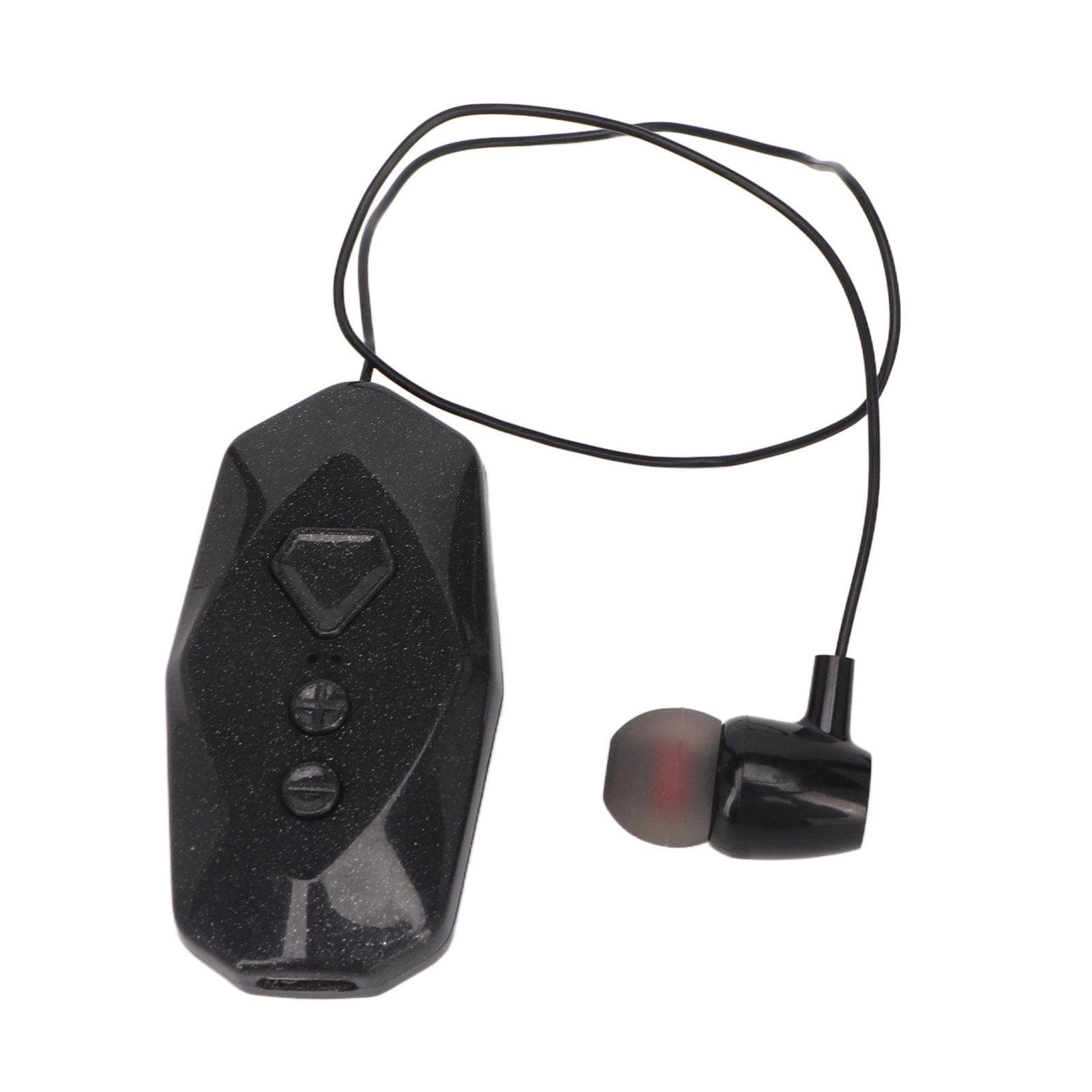 Clip On Wireless Earpiece Single Ear Long Battery Life Power Display Collar Clip Bluetooth Headsets