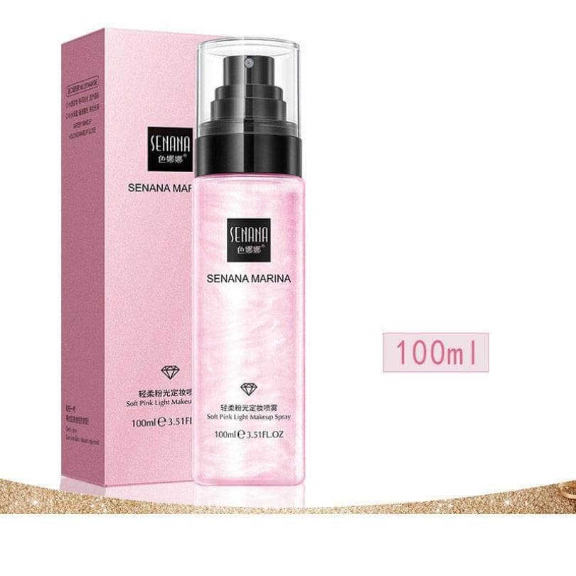SENANA Quicksand Setting Spray Oil Control Moisturizing Long-lasting Makeup Setting Spray Quick Makeup Setting Moisturizer pink