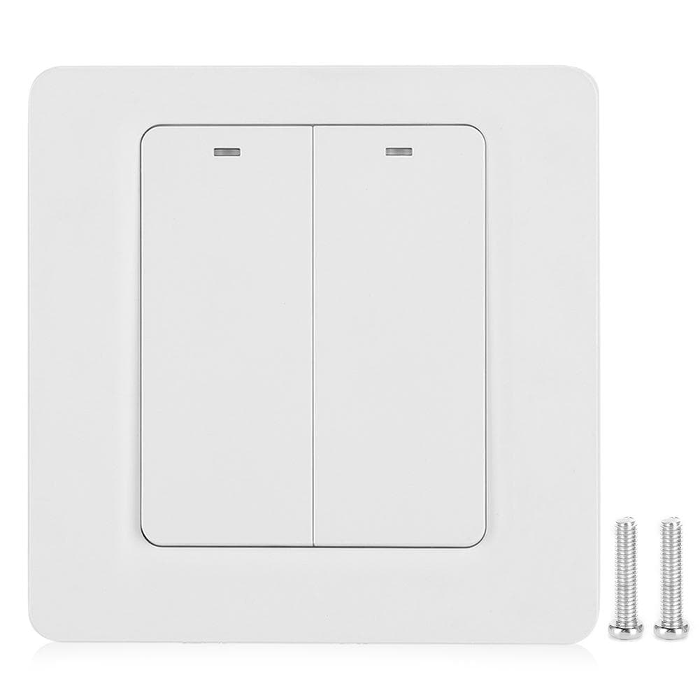 2-Way Wall Switch Panel Support for Alexa / for Google Voice Control for Tuya Zigbee