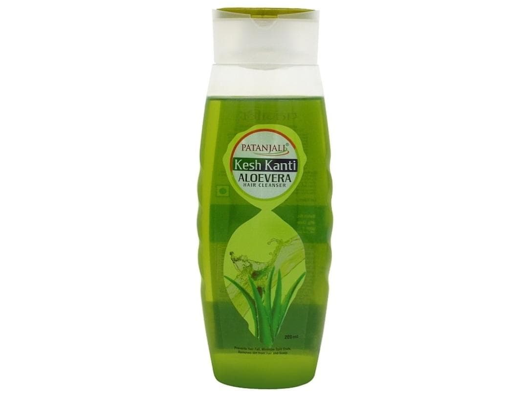 Aloe Vera Hair Shampoo Patanjali Kesh Kanti Aloe Vera Hair Cleanser 1 pcs