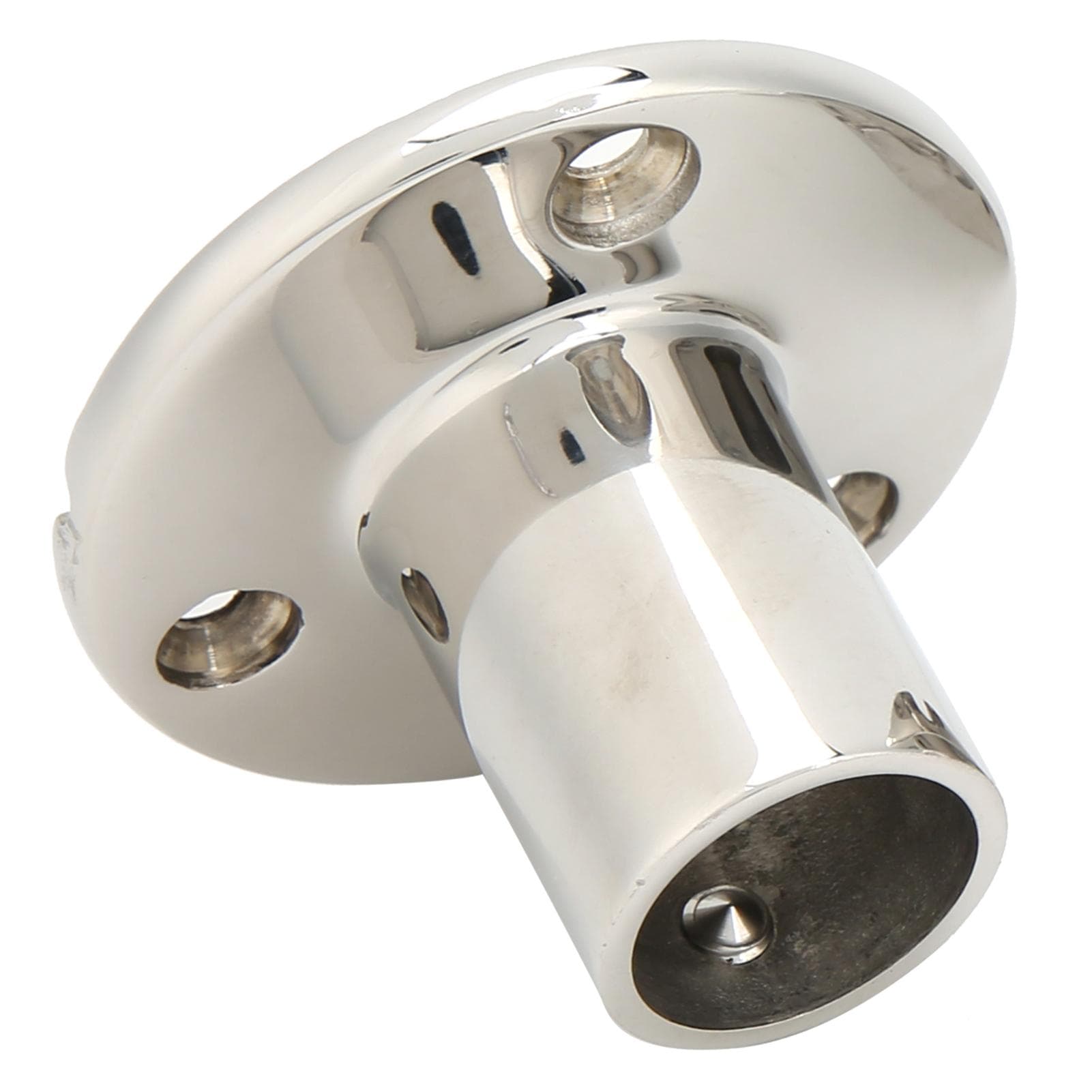 MJS013 90 Degree Round Base Stainless Steel Boat Round Base Boat Handrail Fittings22MM