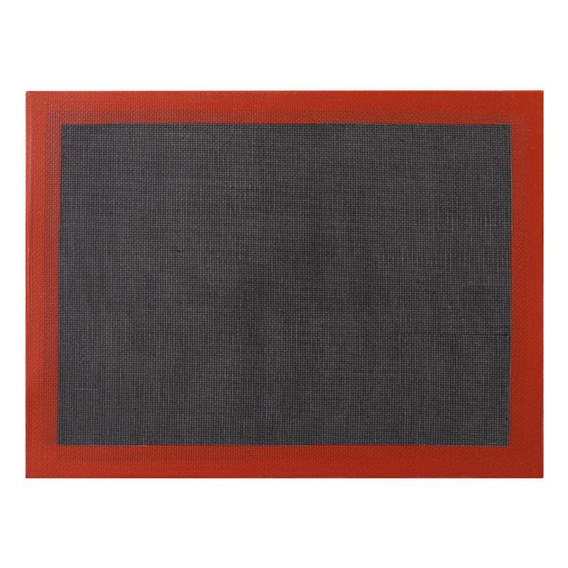Household Silicone Mat Baking Tray Baking Net Mat Breathable Non-Stick Baking Mat Cookie Mat High Temperature Resistant Oven 30X40cm black