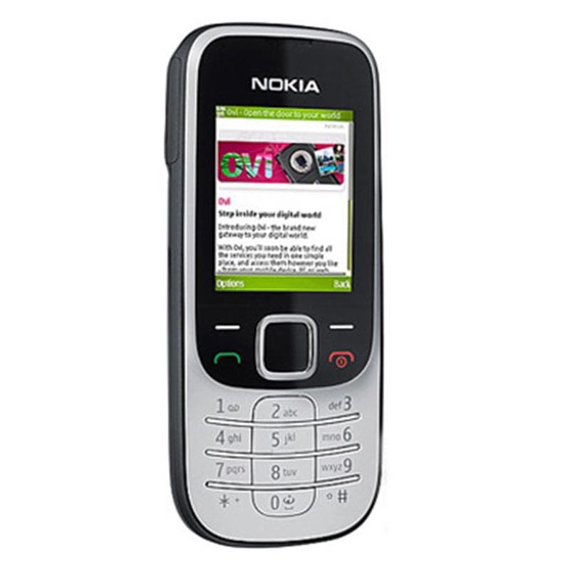 Refurbished Nokia Unlocked Original Nokia 2330 classic 2330c Mobile Phone With 1 SIM simple set silver