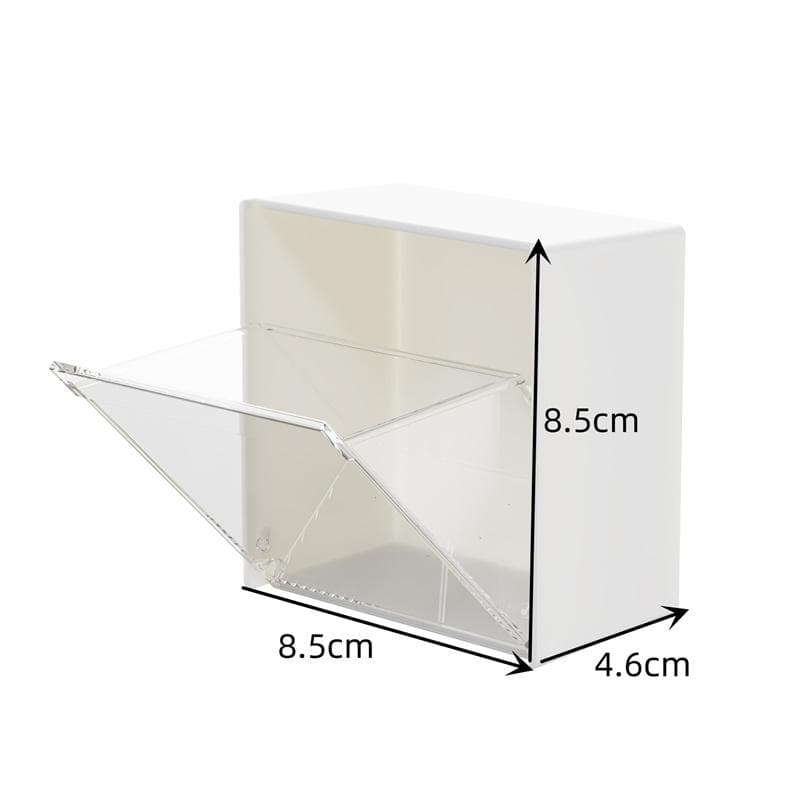 Household Supplies Plastic Wall Shelf Bathroom Organizer Makeup Cotton Swabs Makeup Case for Small Things Storage Jewelry Boxes