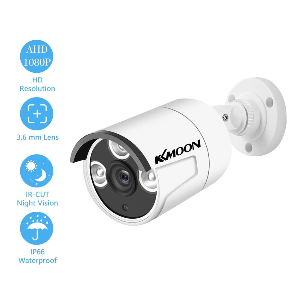 2.0MP 1080P Camera Security Camera Surveillance System Intelligent Motion Detection and Alerts N system white
