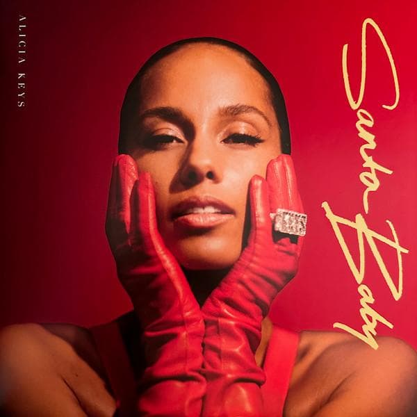 LP Record ALICIA KEYS - Santa Baby AK1198 Alicia Keys Rec 2022 USA & Euro Soul/Funk