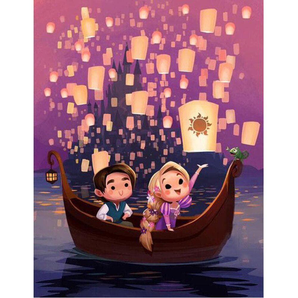 5D DIY Diamond Painting Full Round Drill Cartoon world Diamond Embroidery Cross Stitch 20X30CM