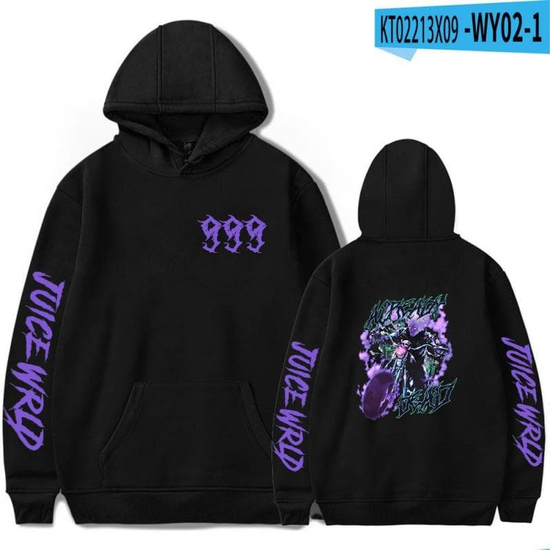 Black Hoodies Juice WRLD Men Women Sweatshirts XXXL