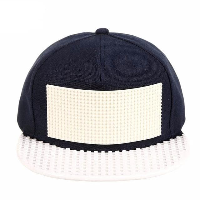 Men Customize Diy Baseball Hat Legos Cap Blocks Bricks Trucker Snapback Hat For Women Detachable 56-60cm