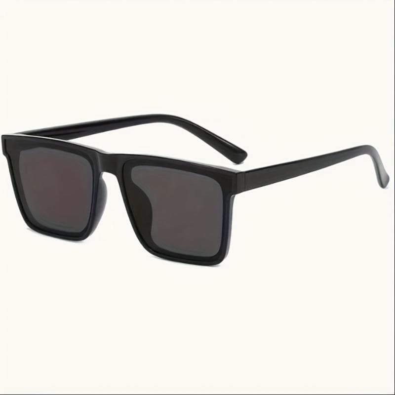 Unisex Black Casual Glasses Lightweight Fashionable for Daily Wear Stylish Eyewear Trendy Accessories