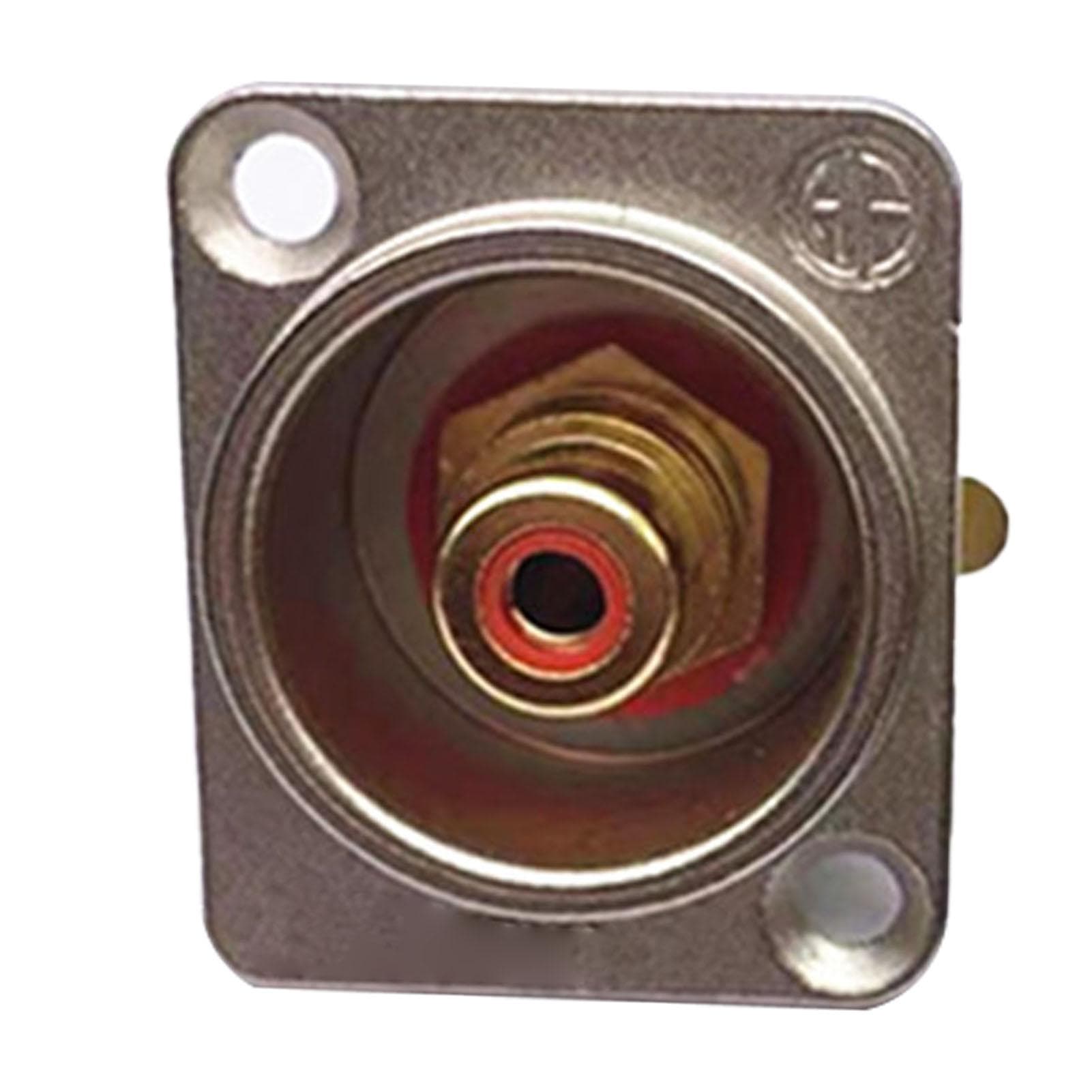 RCA Panel Mount Solder Adapter RCA Female to Solder Terminal AV Connector for TV Audio Game Machine