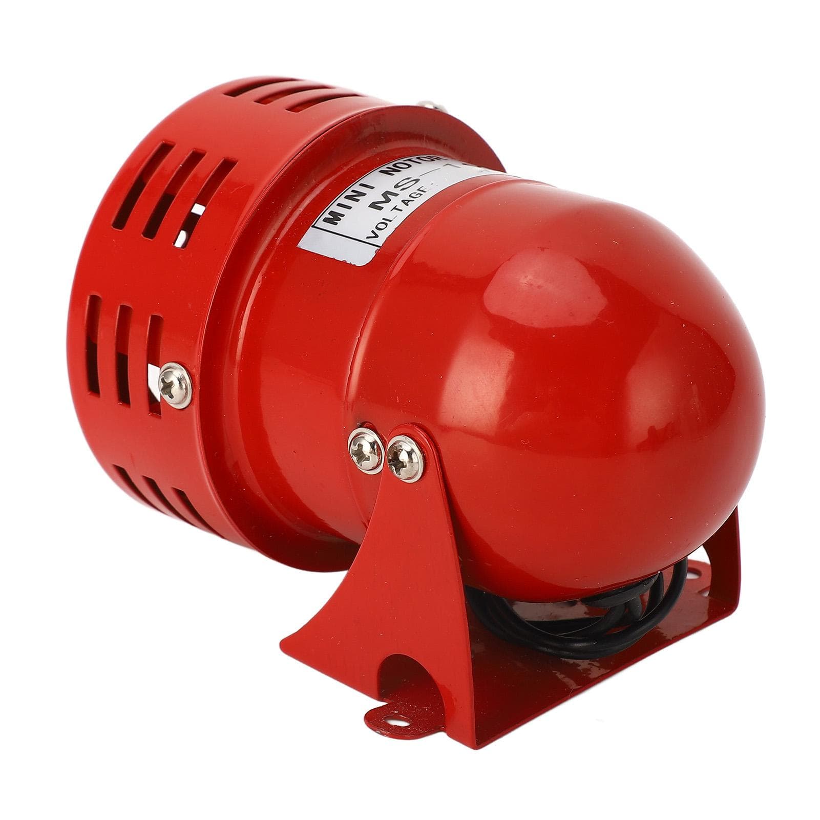 Industrial Motor Alarm Bell Red Color Steel Mini Horn Sound Buzzer Siren for Cars AC110V